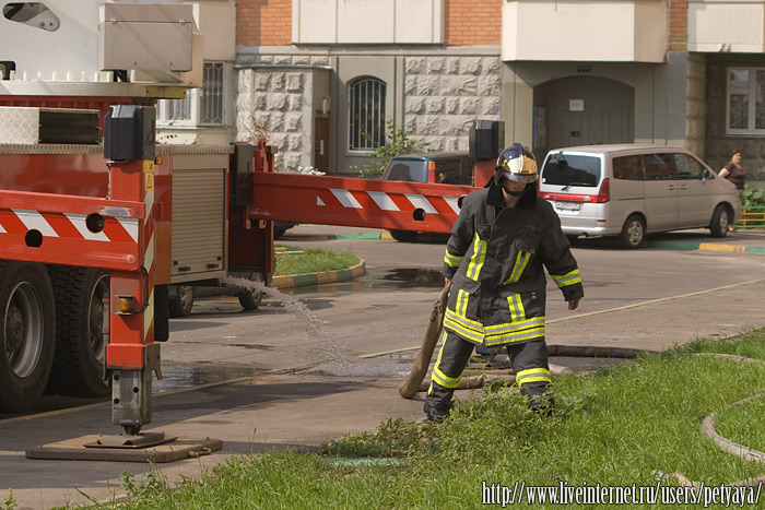 Пожар на Рудневке д. 35